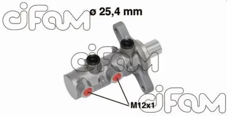 Циліндр гальмівний (головний) Citroen Jumper II/Peugeot Boxer/Fiat Ducato 2.0-3.0 D 06- (d=25.4mm) CIFAM 202727 Купити в Україні