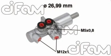 AUDI Главный тормозной цилиндр Audi A4 03-04, 04-08, A6 06-11 CIFAM 202-733 Купить в Украине