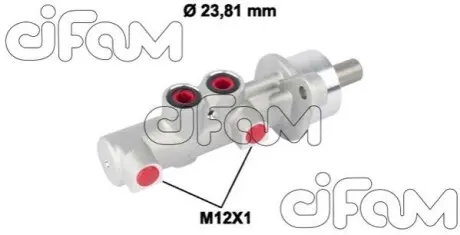 OPEL головний гальмівний циліндр з ABS+ESP Combo 04-,Corsa C 00-,Tigra 04- (сист.Bosch) CIFAM 202-788 Купити в Україні