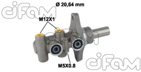 JEEP Главный тормозной цилиндр COMPASS 06-, DODGE CALIBER 06 CIFAM 202810 Купити в Україні