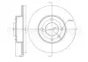 Диск тормозной VW/AUDI 10MM CIFAM (800054) изображение 4