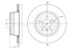 Тормозной диск задний. BMW X5 (E70/F15/F85) / X6 (E72/72/F16/F86) 06- (320x20) CIFAM 800-1025C (фото 1)