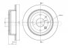 Тормозной диск зад. Nubira/Lacetti 03- 1.4-2.0 800-953
