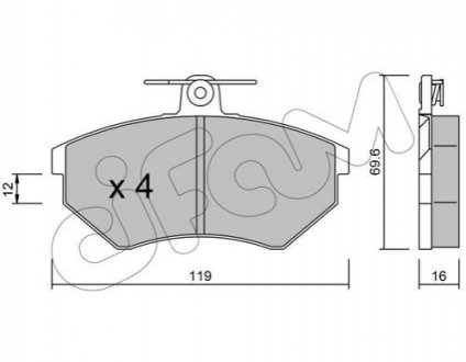 Автозапчасть CIFAM 8220500