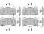 CIFAM FORD гальмівні колодки передні (з датчиком зносу)) MUSTANG MACH-E (CGW) EV 20- 822-1220-1