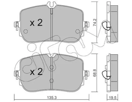 Автозапчастина CIFAM 82212680 Купити в Україні