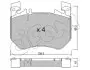 Фото Колодки гальмівні (передні) MB S-class (W223) 20- (Brembo) CIFAM (822-1311-0) зображення 1