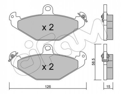 Автозапчасть CIFAM 8221650