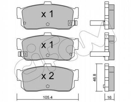 Автозапчасть CIFAM 8221931