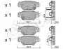 Фото OPEL Гальмівні колодки задні Astra G, Zafira 98 CIFAM (822-259-0) зображення 1