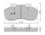 Фото Тормозные колодки W905/T2-W667/W668/W669/W670 (85-13) CIFAM (822-267-0) изображение 1