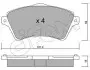 Фото Колодки гальмівні (передні) Land Rover Freelander 98-06 CIFAM (822-349-0) зображення 1