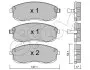 Фото Комплект гальмівних колодок (передніх) Nissan Juke/Tilda 07 CIFAM (822-404-0) зображення 1