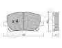 Фото Колодки гальмівні (передні) Toyota Avensis/Corolla 01-10 (Akebono) CIFAM (822-427-0) зображення 1