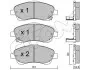 Фото Колодки гальмівні (передні) Toyota Avensis/Corolla 03-09 CIFAM (822-450-0) зображення 1