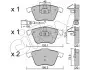 Фото Колодки гальмівні (передні) Audi A3/Seat Leon 05-13/VW Golf 09- (Ate-Teves) CIFAM (822-549-4) зображення 1