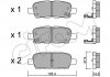 NISSAN гальмівні колодки задні Qashqai, Teana,Tiida,Murano, X-Trail 01- CIFAM 822-612-0 (фото 1)