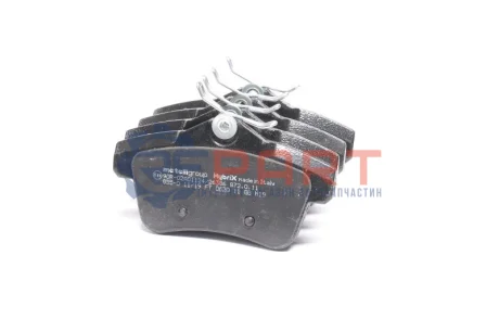 Колодки гальмівні (задні) Citroen C4 09-/DS4/DS5 11-15/Peugeot 308/508/3008/5008 09-18 (з прижимною пластиною) CIFAM 822-855-0 Купити в Україні