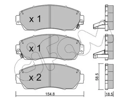 HONDA тормозов.колодки передней.CR-V 07- CIFAM 822-903-0 Купить в Украине