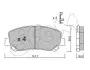 Фото Колодки гальмівні (передні) Mazda CX-5 11 CIFAM (822-969-0) зображення 1