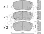 Фото Колодки гальмівні (передні) Hyundai i30/Veloster/Kia Ceed/Optima 11 CIFAM (8229970) зображення 1