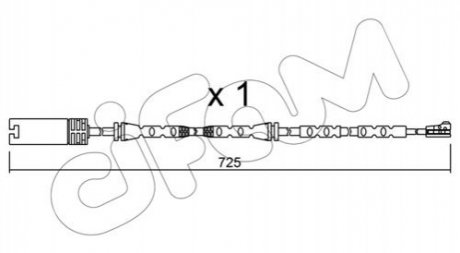 BMW датчик износа тормозов. бревен. E90 CIFAM SU.302