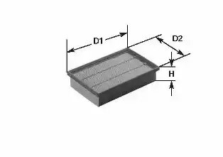 Фильтр воздушный CLEAN FILTERS MA1014 (фото 1)