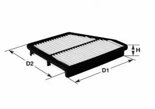 Фільтр повітряний Hyundai Matrix 1.5CRDI/1.6/1.8 01-10 CLEAN FILTERS MA1394