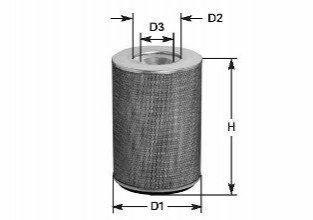 Фильтр воздушный MB207-410D (вставка) CLEAN FILTERS MA744