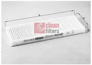 Фильтр воздуха салона CI/PE K13392X C-ELYSEE 301 12- CLEAN FILTERS NC2403
