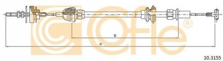 Трос сцепления COFLE 103155