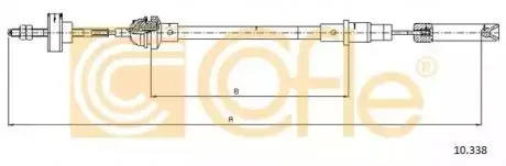 Фото Трос зчеплення COFLE (10338) зображення 1