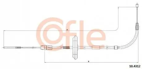 Автозапчасть COFLE 104312