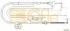 Трос ручного тормоза зад. П Citroen C1/Peugeot 107/Toyota Augo 05- 1478/1235 COFLE (104510) изображение 1
