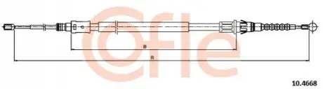 Трос ручника COFLE 104668 Купити в Україні