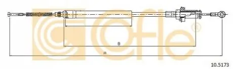 Трос ручника COFLE 105173