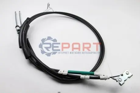 Трос ручника (задній) Ford Connect 02- (-ABS) (висока база) (барабанний гальма) COFLE 105335 Купити в Україні