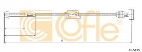 Трос ручника COFLE 10.5415 (фото 1)