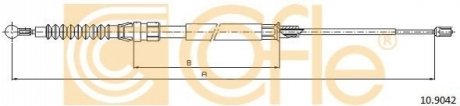 Трос ручника COFLE 10.9042 (фото 1)