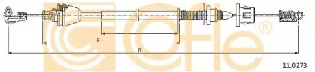 Тросик газу COFLE 110273