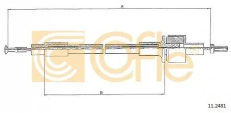 Тросик зчеплення COFLE 112481 Купити в Україні