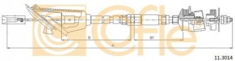 Трос сцепления COFLE 113014 (фото 1)