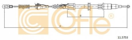 ТРОС РУЧНИКА COFLE 11.5753 (фото 1)