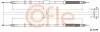 Трос ручника Opel Corsa D/E 09- (1478/1490mm) COFLE (115774) зображення 1