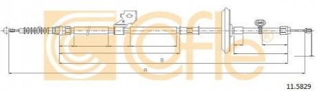 Трос стояночного тормоза права COFLE 115829