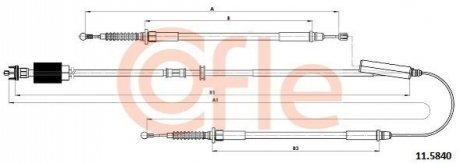 Автозапчастина COFLE 115840