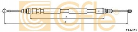 Трос ручного тормоза - 11.6823 (4422422, 93868406) COFLE 116823