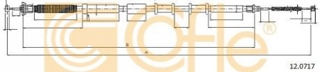 Трос ручного тормоза COFLE 120717