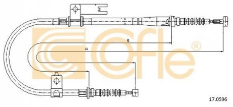 ТРОС РУЧНИКА COFLE 17.0596