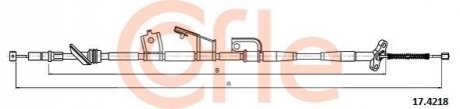 Трос COFLE 174218 (фото 1)